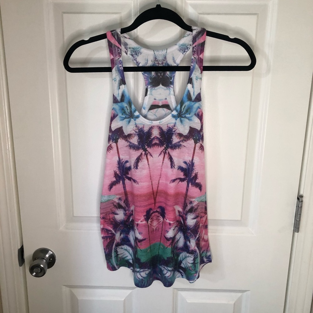 💋💋3 for $20 💋💋Express Tropical razor back tank